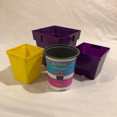 Pot sizes for the Potted/Finished plants